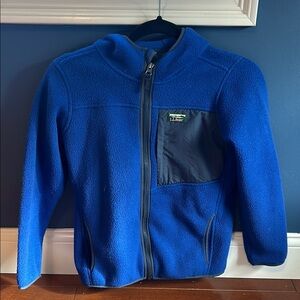 LL Bean kids classic fleece jacket